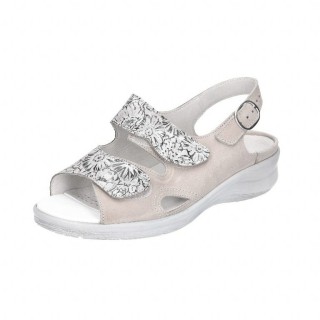 Waldläufer Merle Sandale, Glattleder/bedrucktes Nubukleder, ... 4