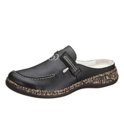 Rieker Clog, Sommerschuh, Schlappen mit Stretcheinsatz