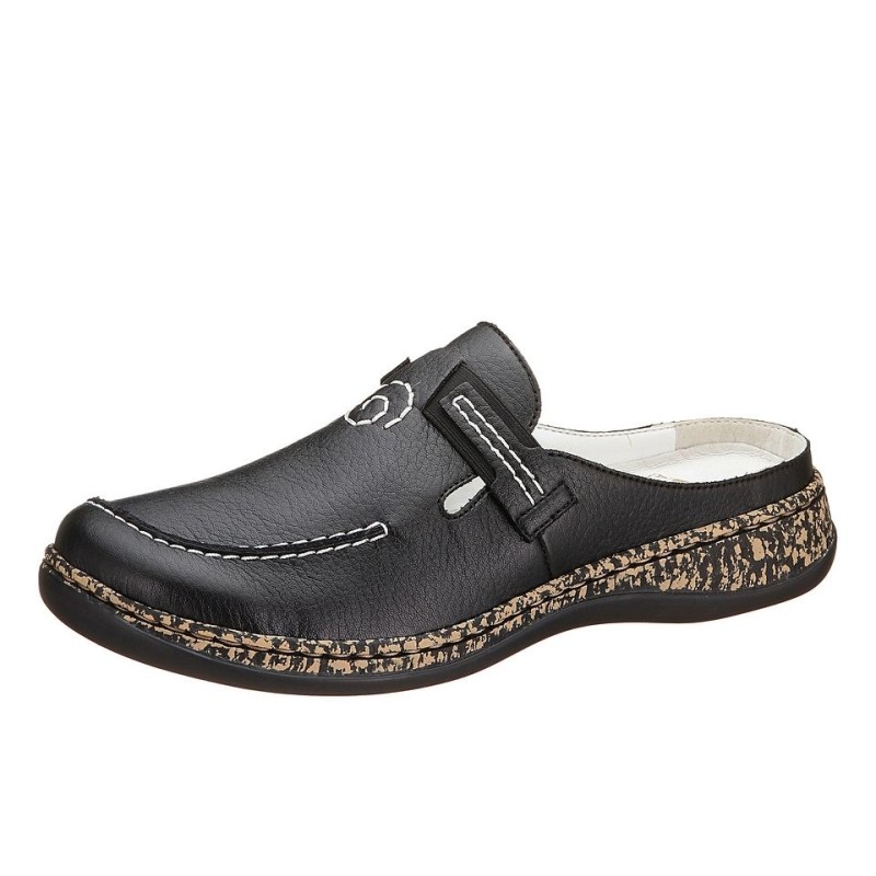 Rieker Clog, Sommerschuh, Schlappen mit Stretcheinsatz