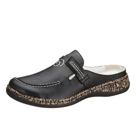 Rieker Clog, Sommerschuh, Schlappen mit Stretcheinsatz