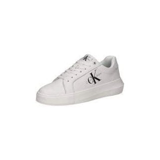 Calvin Klein Chunky Cupsole Mono Lth Damen weiß|weiß|weiß|weiß|weiß|weiß|weiß