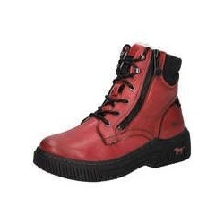 Mustang Schnürstiefelette Damen rot|rot
