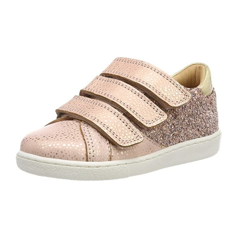 Bisgaard Velcro blush metall 38