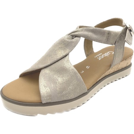 Gabor Gabor Comfort Keilsandalette 22.751.95 B beige 4,5