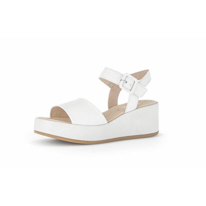 Keilsandalette - weiß 41,5