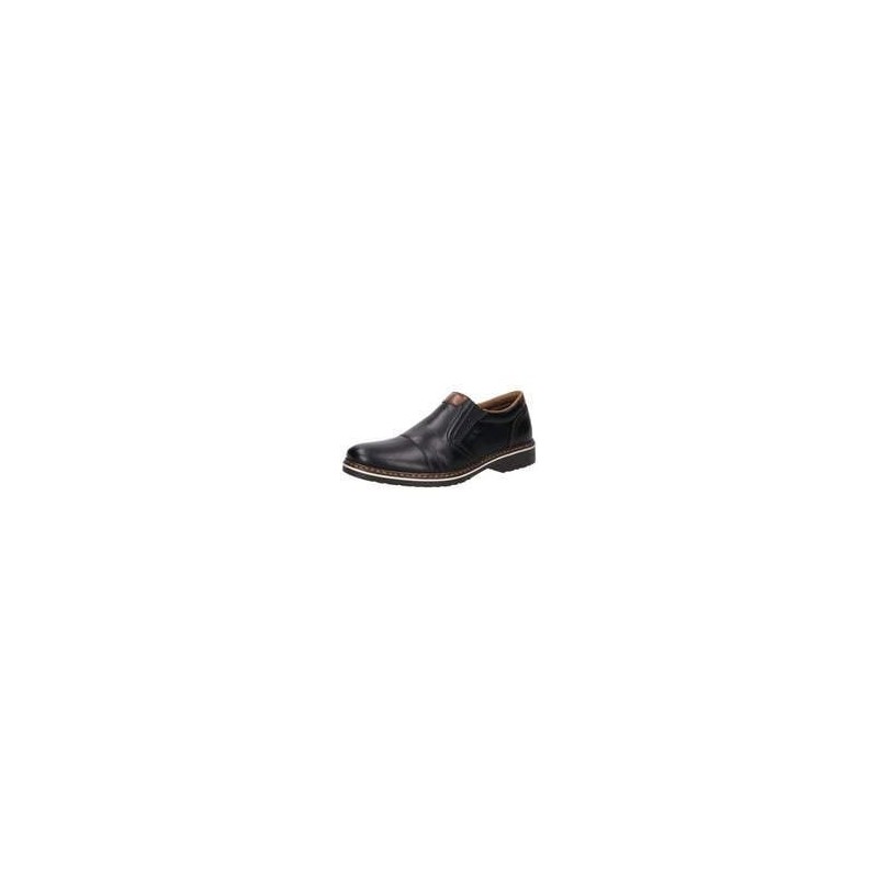 Rieker Slipper Herren schwarz|schwarz|schwarz|schwarz|schwarz|schwarz