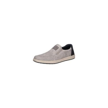 Rieker Slipper Herren grau|grau|grau|grau|grau|grau|grau