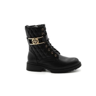 Sonderpostendiscount Damen Boots schwarz mit seitlichem Reißverschluss SU 767 Bootsschuh