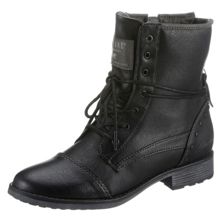 Mustang Shoes Schnürstiefelette, mit schaftumspielender Schnürung