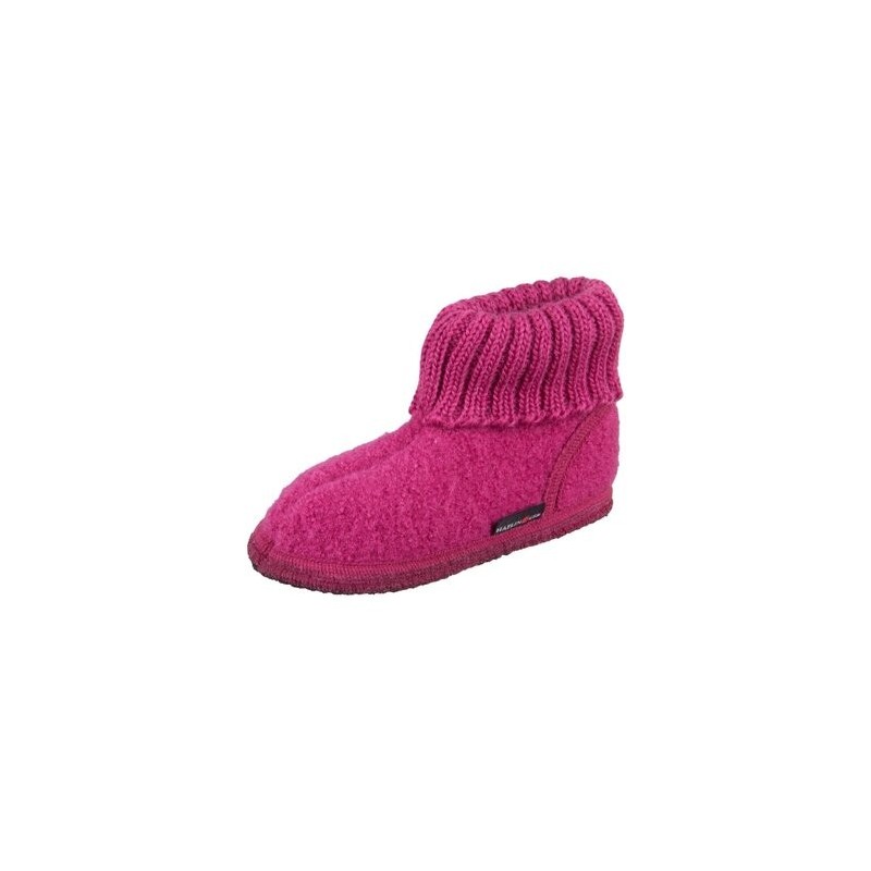 Haflinger  Pantoffeln Kinder Hüttenschuh Karl 631047-220 azalee Filz 631047-220