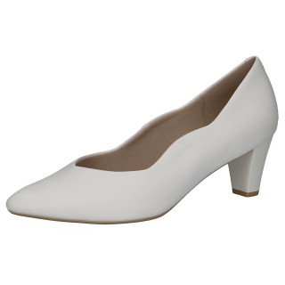 Damen Klassische Pumps  9-22400-42 Weiß 102 White Nappa Lede... 38