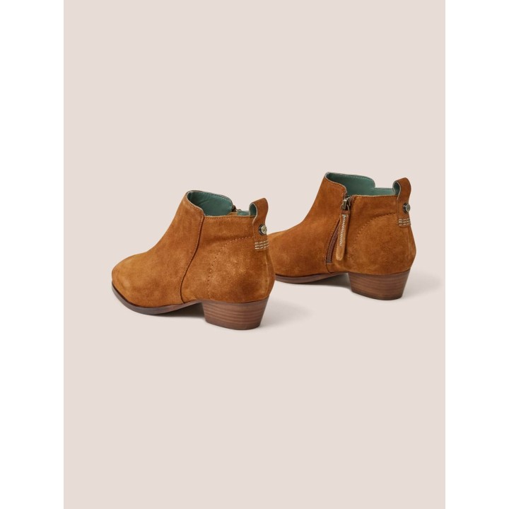 Weite Stiefeletten aus Wildleder - 38