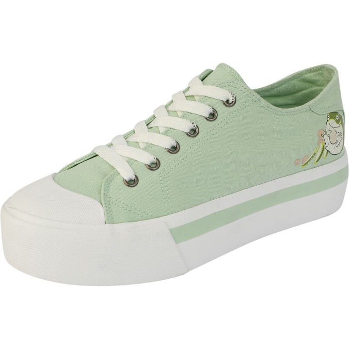 Sneaker für Damen  hellgrün "Frogcado Plateau Sneaker" von RED by EMP