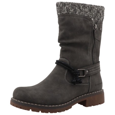 TOM TAILOR Stiefel, Blockabsatz, Kurzstiefel in Bequemweite G (- weit)