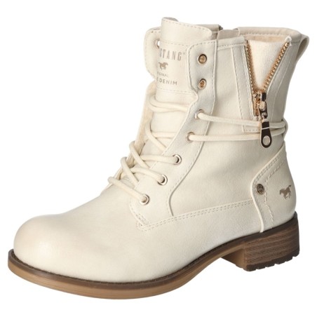 Mustang Shoes Winterboots, Schnürboots, Stiefelette, Blockabsatz, mit Reißverschluss