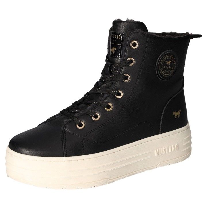Mustang Shoes Winterboots, Plateauboots, Stiefelette, High top Sneaker mit Innenreißverschluss