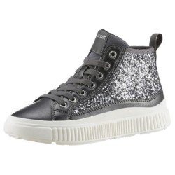 Geox Sneaker »J LAQUINNY GIRL D«, High Top Sneaker, Schnürboots, Freizeitschuh mit Plateausohle