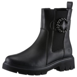 Remonte Chelseaboots, Blockabsatz, Businessmode, Stiefelette mit schöner Zierschnalle