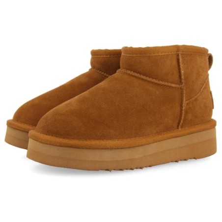 Gioseppo Plateaustiefelette »BLONS«, Plateauboots, Schlupfboots, Winterboots aus Leder