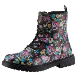 Geox Schnürboots »J ECLAIR GIRL D«, Schnürstiefel, Boots mit Blockabsatz