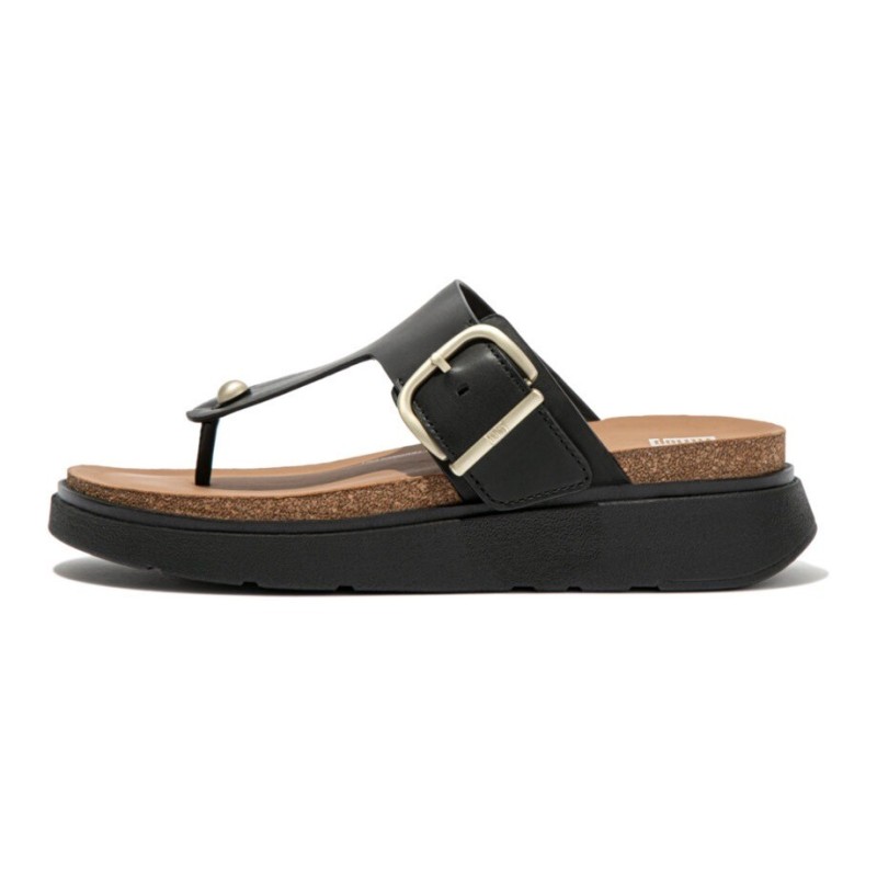 Fitflop Zehentrenner "GEN-FF", Keilabsatz, Sommerschuh, Schlappen mit verstellbarer Schnalle