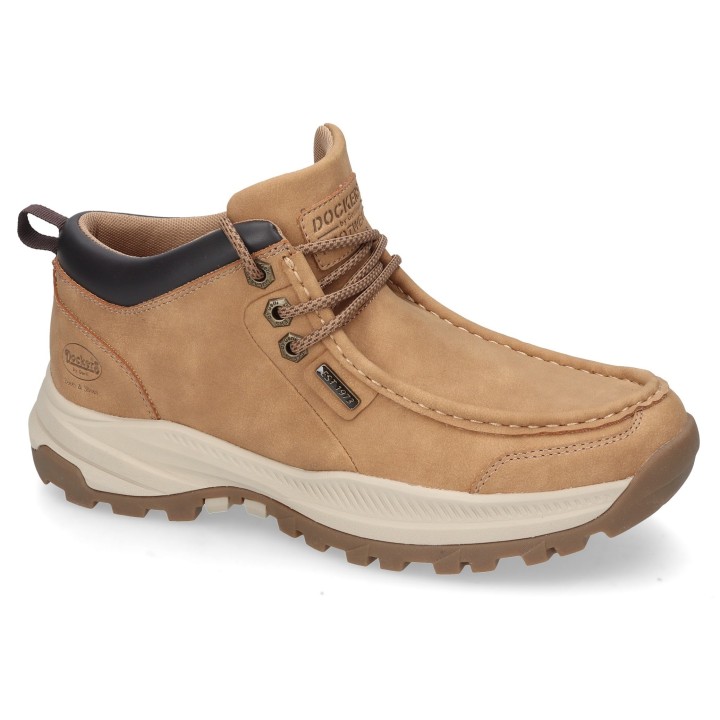 Dockers by Gerli Schnürschuh, Trekking Boots, Schnürschuh mit modischer Mokassin-Ziernaht