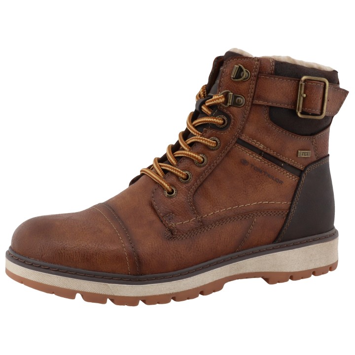 TOM TAILOR Winterboots, Outdoorschuh, Winterstiefel, Schnürboots mit TEX-Membran, Weite G