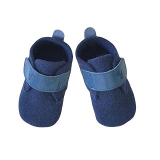 Anna und Paul Basic Lauflernschuh (1-tlg) Krabbelschuh aus 100 % Wollfilz mit Klettverschluss