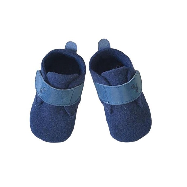 Anna und Paul Basic Lauflernschuh (1-tlg) Krabbelschuh aus 100 % Wollfilz mit Klettverschluss