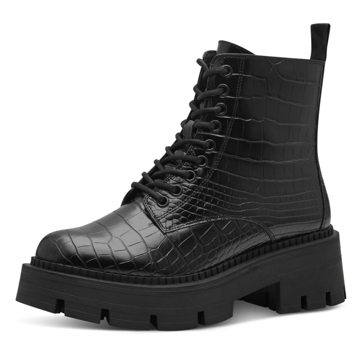 Damen Elegante Stiefelette  1-25286-41 Schwarz 028 Black Cro... 38