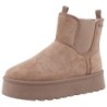 TOM TAILOR Winterboots, Plateau, Schlupfboots, Hausschuh mit zwei Anziehlaschen