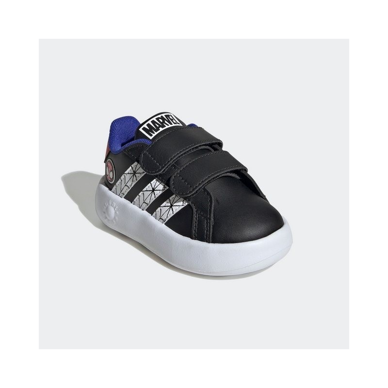 adidas Sportswear ADIDAS MARVEL SPIDER-MAN KIDS GRAND COURT SCHUH Klettschuh Design auf den Spuren des adidas Superstar, für