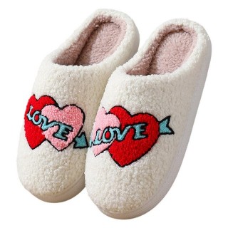 Refttenw Damen Winter Bequem Slipper, Weich Warme Pantoffeln Slipper fur Indoor Plüsch Hausschuhe