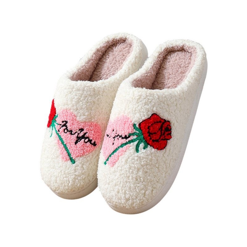 Refttenw Damen Winter Bequem Slipper, Weich Warme Pantoffeln Slipper fur Indoor Plüsch Hausschuhe