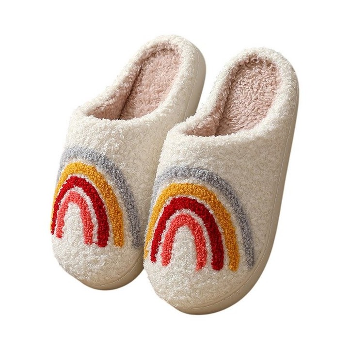 Refttenw Damen Winter Bequem Slipper, Weich Warme Pantoffeln Slipper fur Indoor Plüsch Hausschuhe