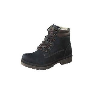 Mustang Schnür Boot Jungen blau|blau