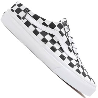Vans Old Skool Mule Checkerboard Black True White