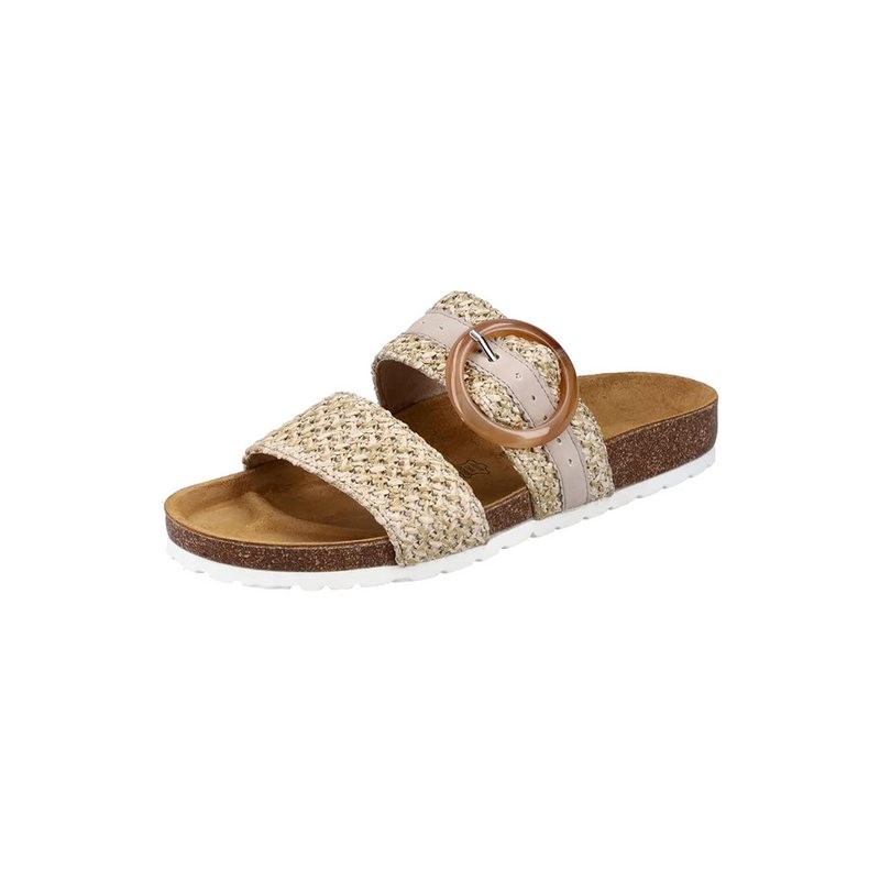 Rieker Damen Pantolette Hausschuh