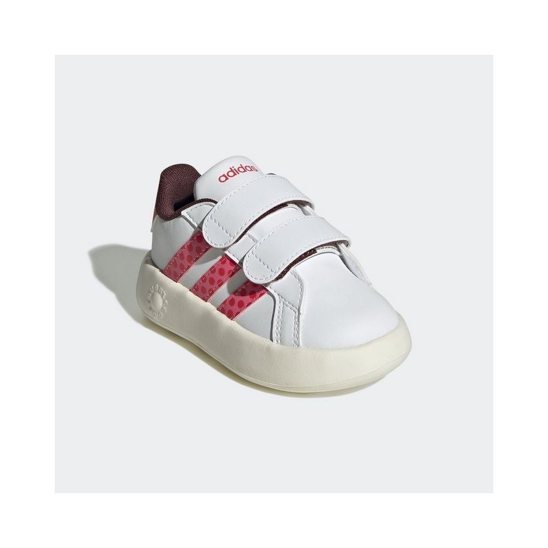 adidas Sportswear ADIDAS DISNEY MINNIE MAUS KIDS GRAND COURT 2.0 SCHUH Klettschuh Design auf den Spuren des adidas Superstar,