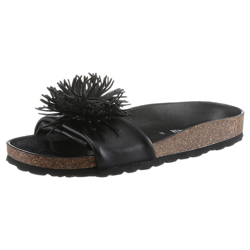 VERBENAS Pantolette »Reina Ecobrush«, Sommerschuh, Schlappen, Strandschuh für den Sommer