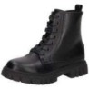 Tom Tailor Schnür Boot Mädchen schwarz|schwarz
