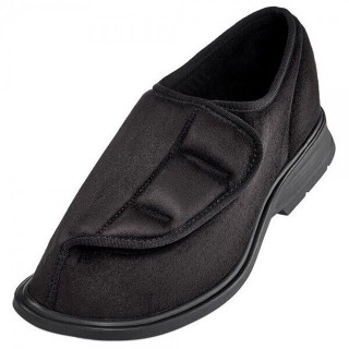promed Bequemschuh Herren Microvel. Pedibelle Jonas Schwarz Gr. 41 Hausschuh
