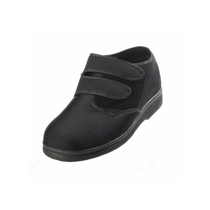 promed Verbandschuhe Unisex Polyeth.-Velour 2 LXL Schwarz Größe 36 Hausschuh