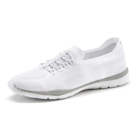 LASCANA Sneaker, Slipper, Halbschuh, zum Reinschlüpfen, leichtes Meshmaterial VEGAN