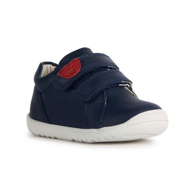 Geox B MACCHIA BOY Lauflernschuh, Babyschuh, Klettschuh, Sneaker für Laufanfänger