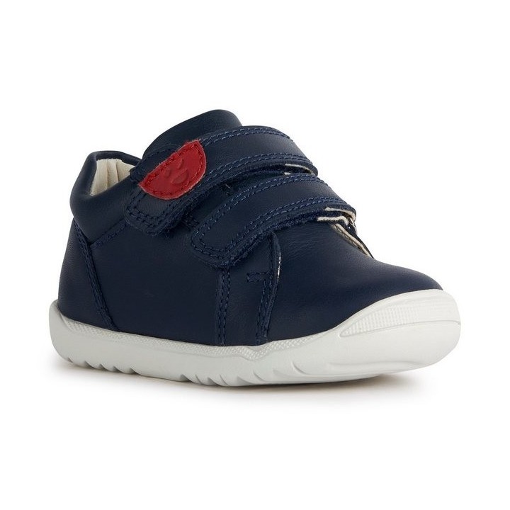 Geox B MACCHIA BOY Lauflernschuh, Babyschuh, Klettschuh, Sneaker für Laufanfänger