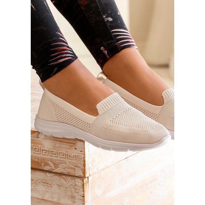 LASCANA Slipper, Slip-On-Sneaker, Halbschuh, ultraleichter Sneaker, VEGAN