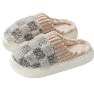 Refttenw Hausschuh Damen,Filzpantoffeln,für Paare Plüsch Hausschuhe,Warme Plüsch Hausschuhe