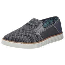 Rieker Slipper, Espadrilles, Sommerschuh mit kontrastfarbenen Ziernähten