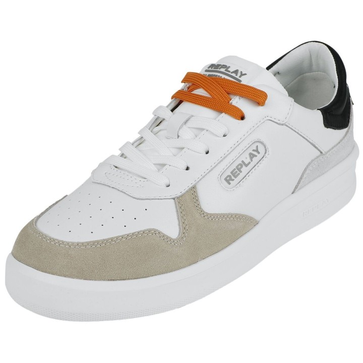 Replay Footwear Sneaker - UNIVERISTY M COURT MX - EU41 bis EU42 - für Männer - Größe EU42 - weiß